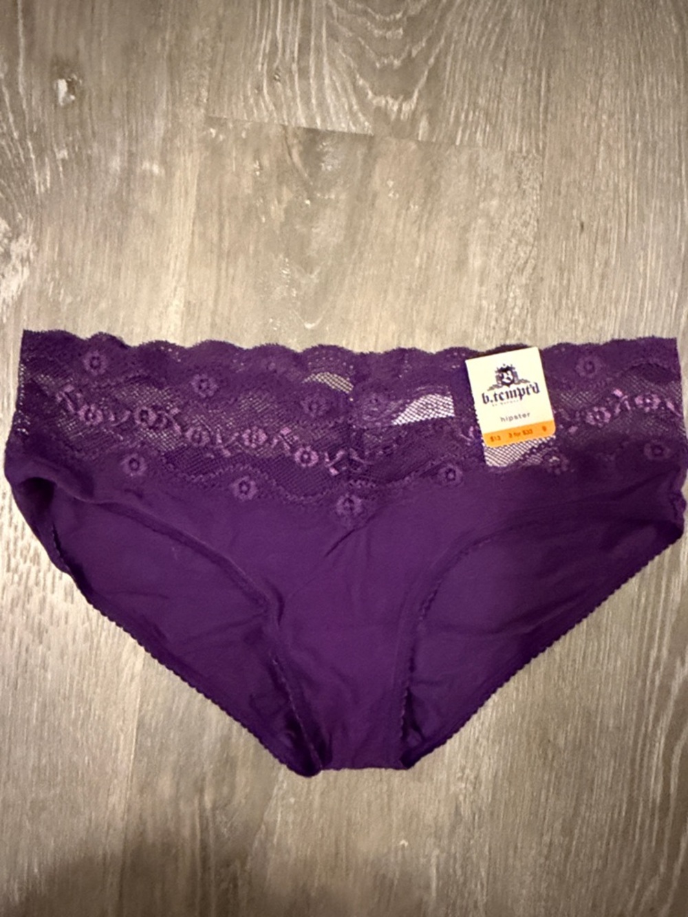 b.tempt’d Women's Lace Hipster Panties - Picture 2 of 5